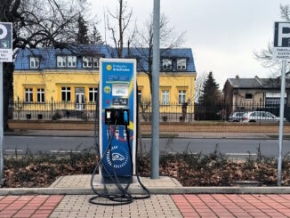 Ein Triple Charger bei Lidl in Luckenwalde.